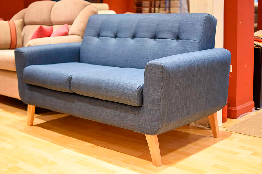 sofa nordico azul