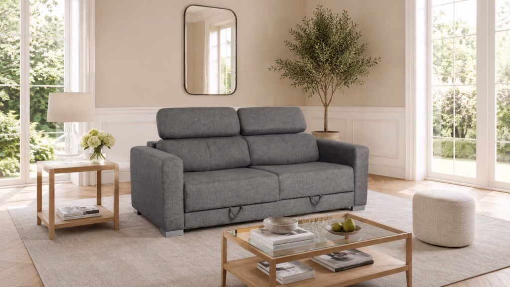 venissa sofa dos cuerpos en living