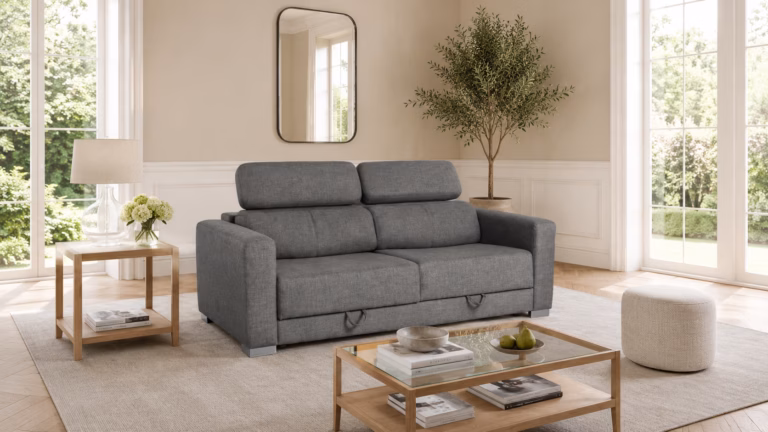 venissa sofa dos cuerpos en living